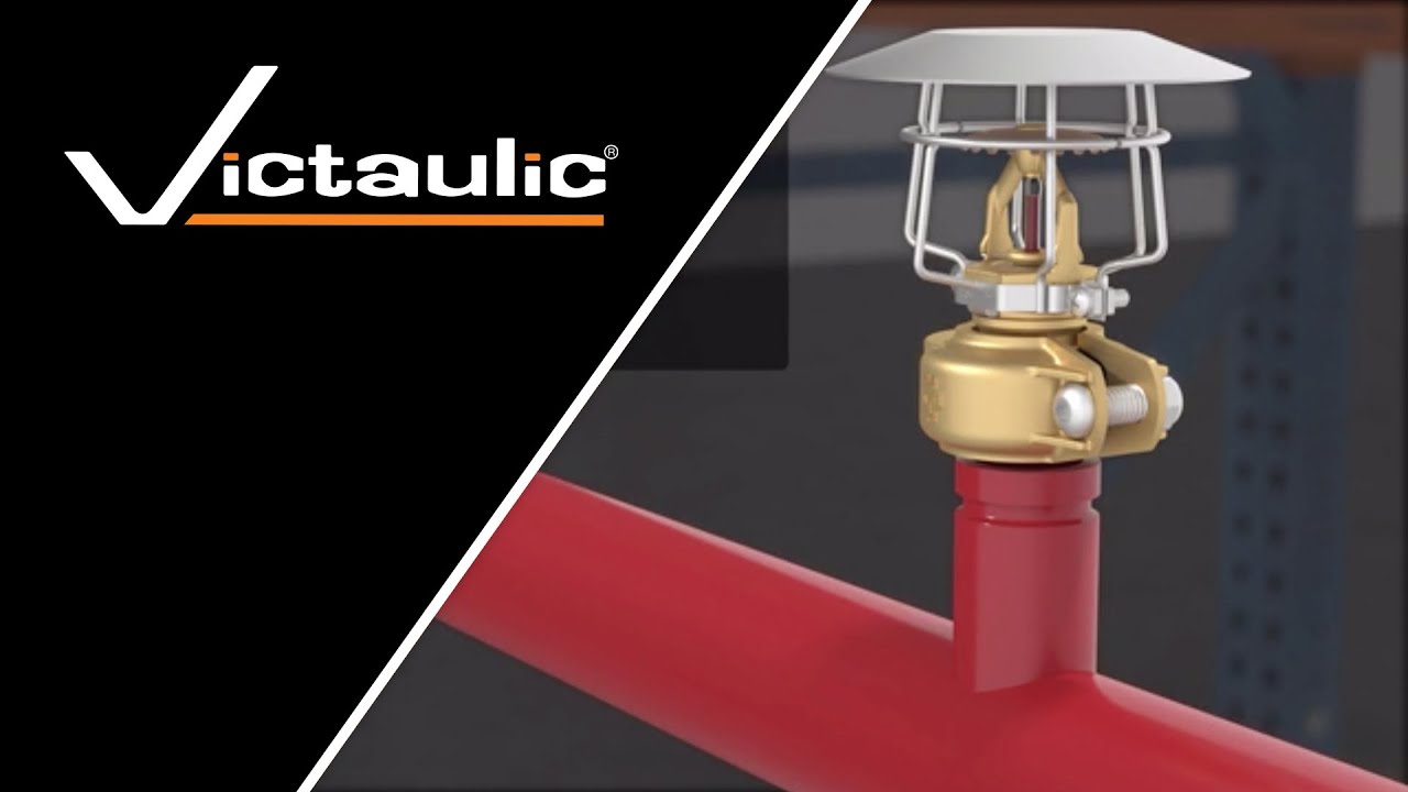 Victaulic FireLock™ Installation-Ready™ Sprinkler Coupling with Guards Installation