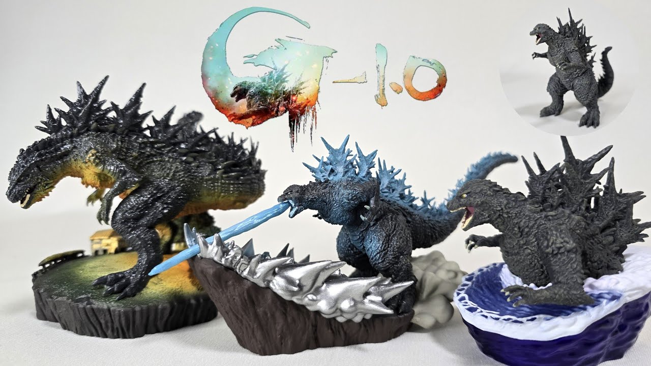 ゼロからマイナスへ､フィギュアで映画のワンシーンを再現　プチラマEXゴジラマイナスワン