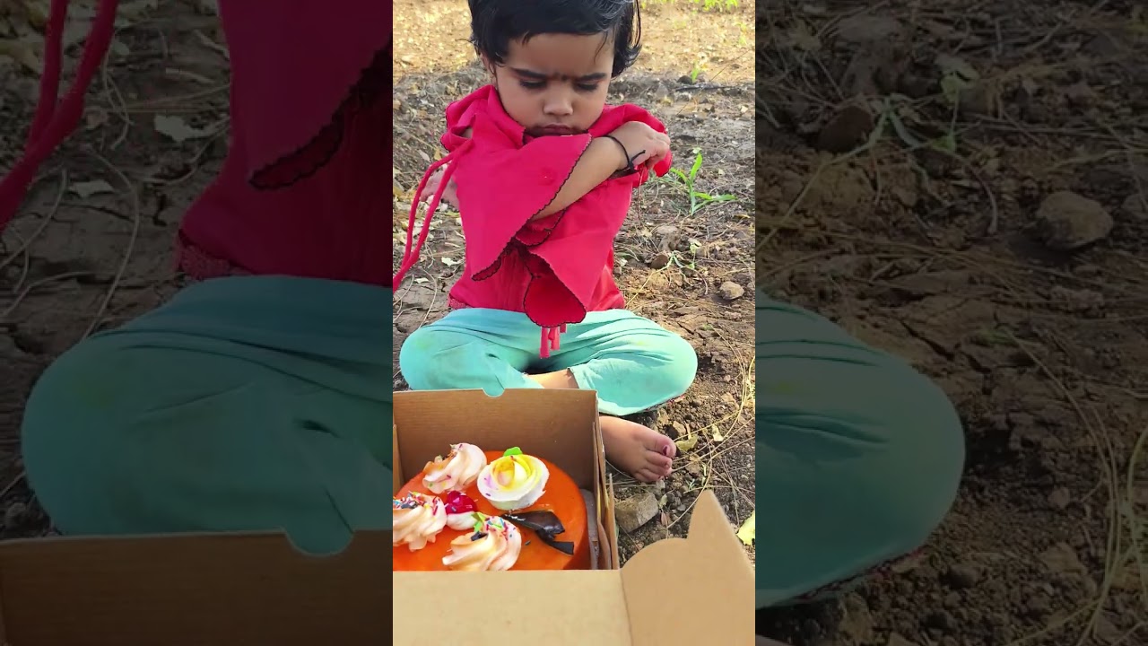 श्रावणीला केकची कॅडबरी चॉकलेट खायची आहे मी नाही म्हटल्यावर कशी रूसली नाराज झाली 🧑&zwj;💼😳😂