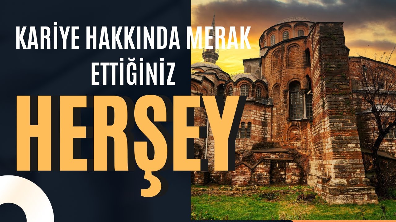 KARİYE HAKKINDA MERAK ETTİĞİNİZ HERŞEY / Fresk İkona / Kariye Tarihi / Kariye Cami / Talha Uğurluel