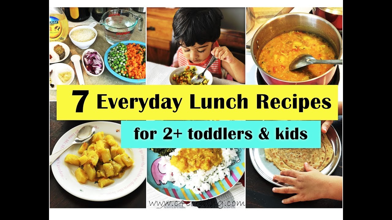 7 Everyday Indian Lunch recipes ( for 2+ toddlers & kids ) Lunch ideas for Indian toddlers & kids