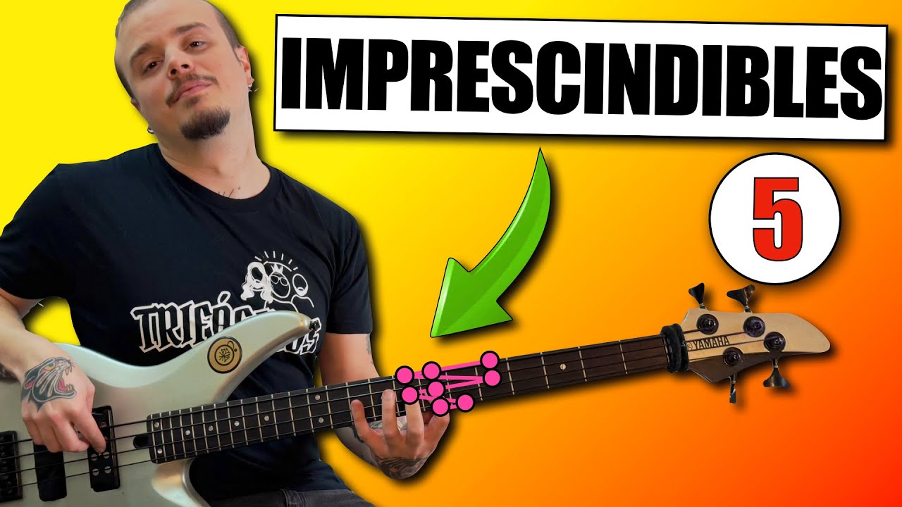 Las ÚNICAS 5 escalas que SÍ necesitas en el bajo eléctrico