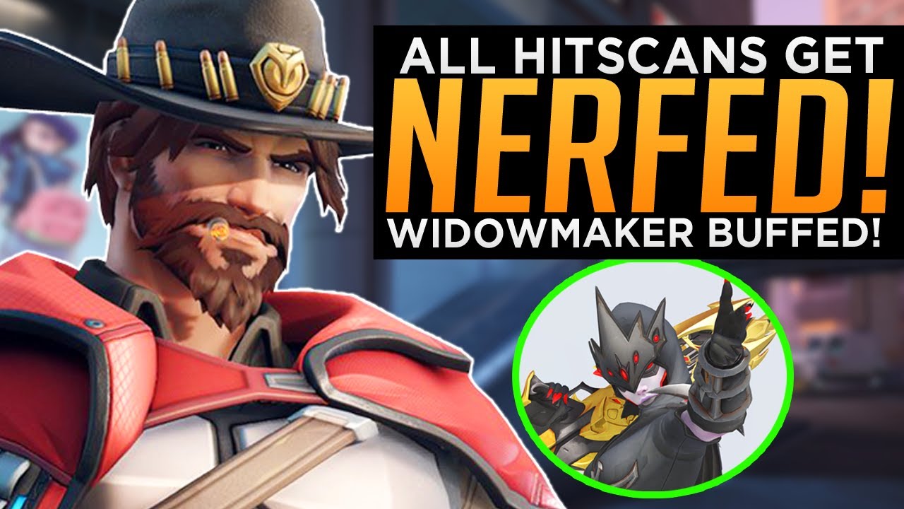 Overwatch: ALL Hitscans NERFED! - But Widowmaker BUFFED!