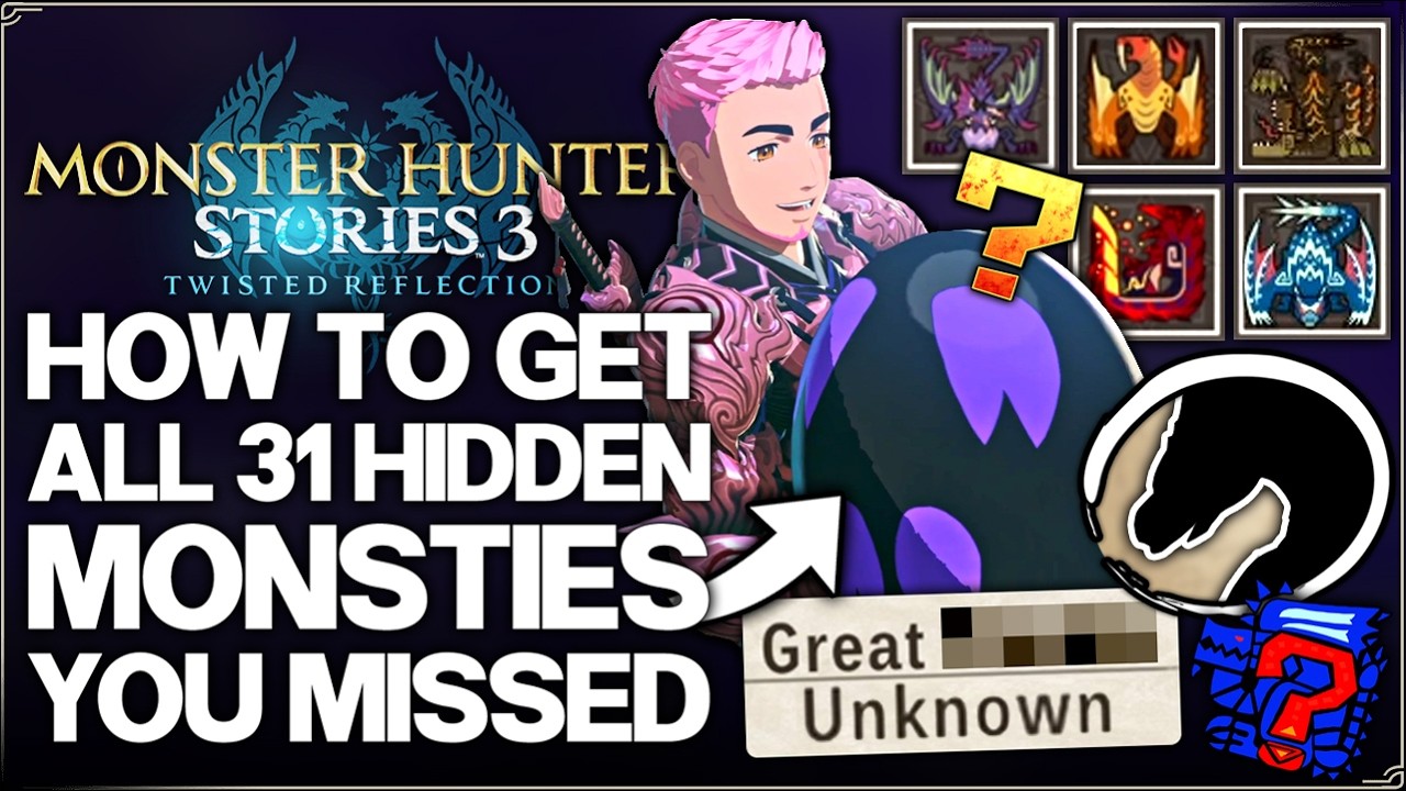 Monster Hunter Stories 3 - How to Get ALL 31 Secret Monsties Fast & Easy - Best Great Poogie Guide!