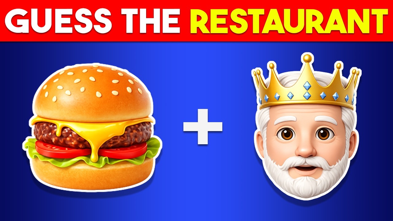 Guess the Fast Food Restaurant by Emoji 🍔🎯 Emoji Quiz Challenge 2026