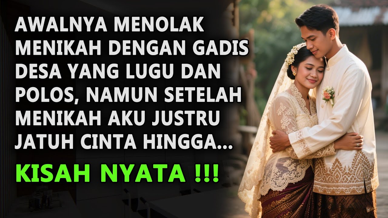AWALNYA MENOLAK DIJODOHKAN DENGAN GADIS DESA LUGU, NAMUN SETELAH MENIKAH AKU JUSTRU JATUH CINTA