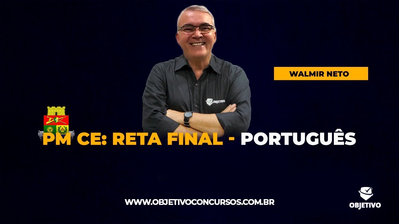 RETA FINAL PMCE: BATENDO O EDITAL DE PORTUGUÊS EM FLASH CARDS | Prof. Walmir Neto.