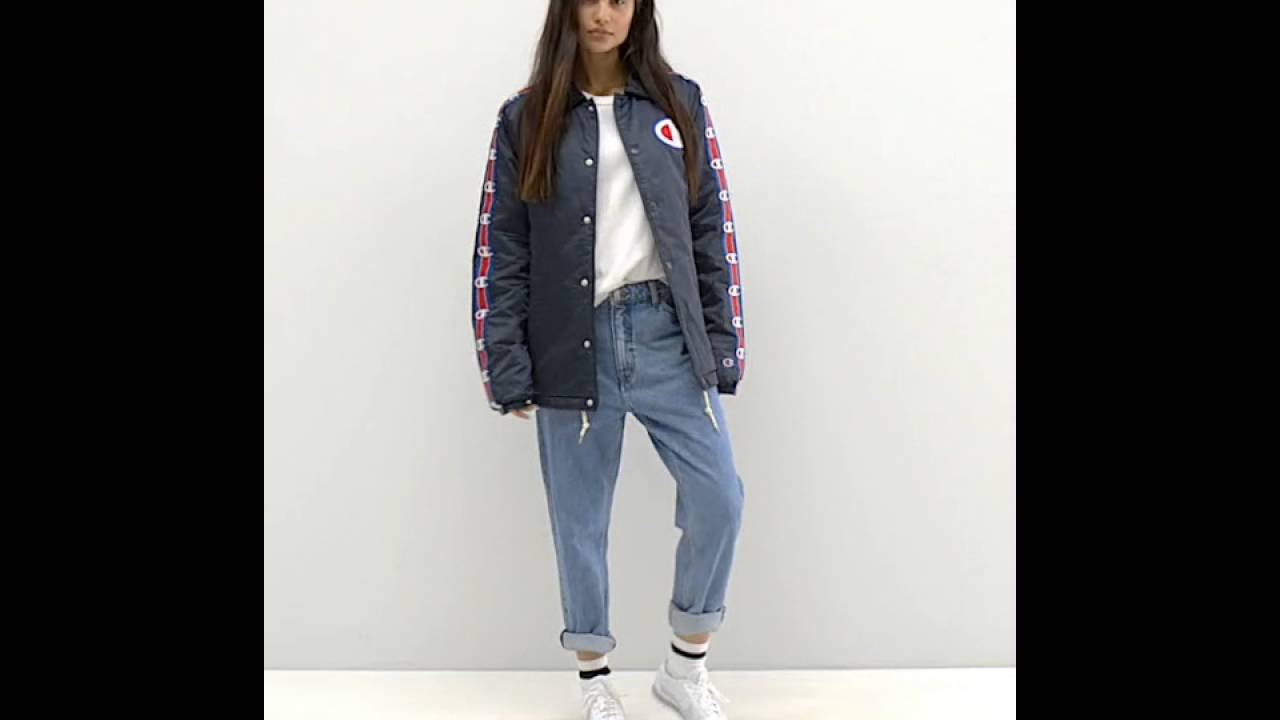 Champion Coach Jacket With Tape Detail