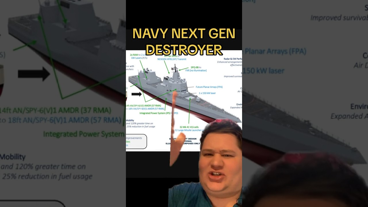 US NAVY NEXT GEN DESTROYER #history #usa #america #historical #historia #military #us #navy #usnavy