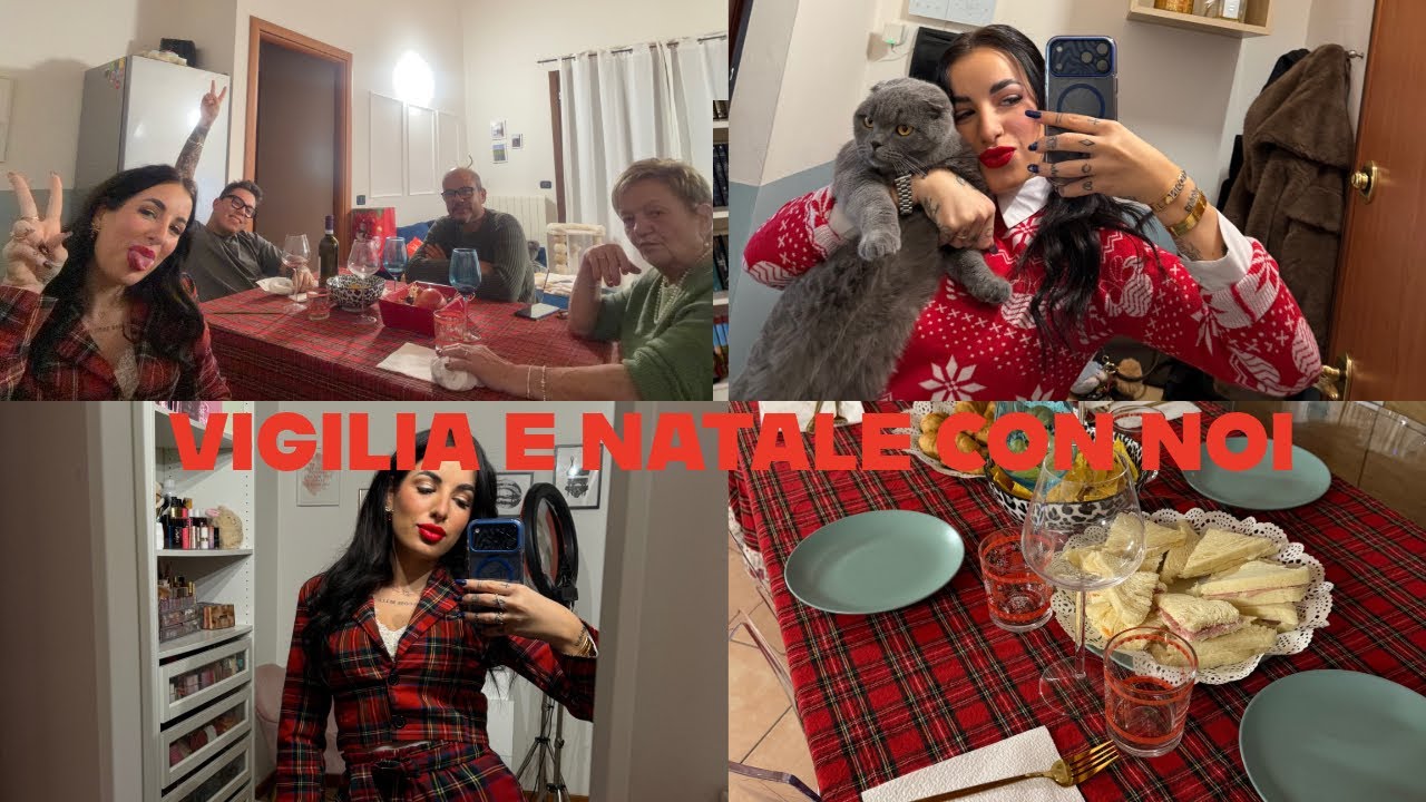 VIGILIA E NATALE CON NOI 🎄🎁 VLOGMAS 5 | Nicole Mologni