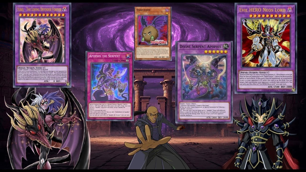 (Ygopro MDPRO3 )Yubel Evil hero Odion DECK,Darkuriboh,[VJMP]