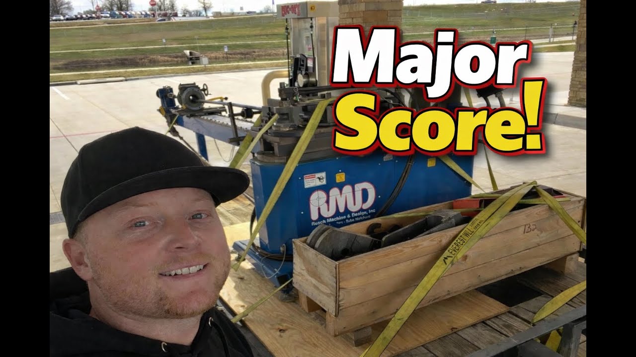 We Scored A $60,000 CNC Tubing Bender!