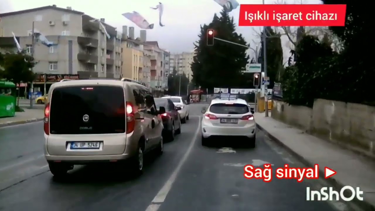 Beylikdüzü Otomobil Sınav Güzergâhında ki Trafik Yol Çizgileri, Tanzim İşaret Levhaları Eğitimi.