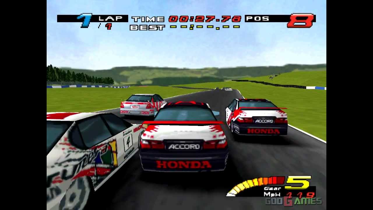 TOCA Championship Racing - Gameplay PSX (PS One) HD 720P (Playstation classics)