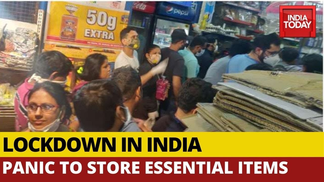 21 Days Lockdown In India: Panicked Citizens Queue Up Outside Grocery Shops, ATMs | Ground Report