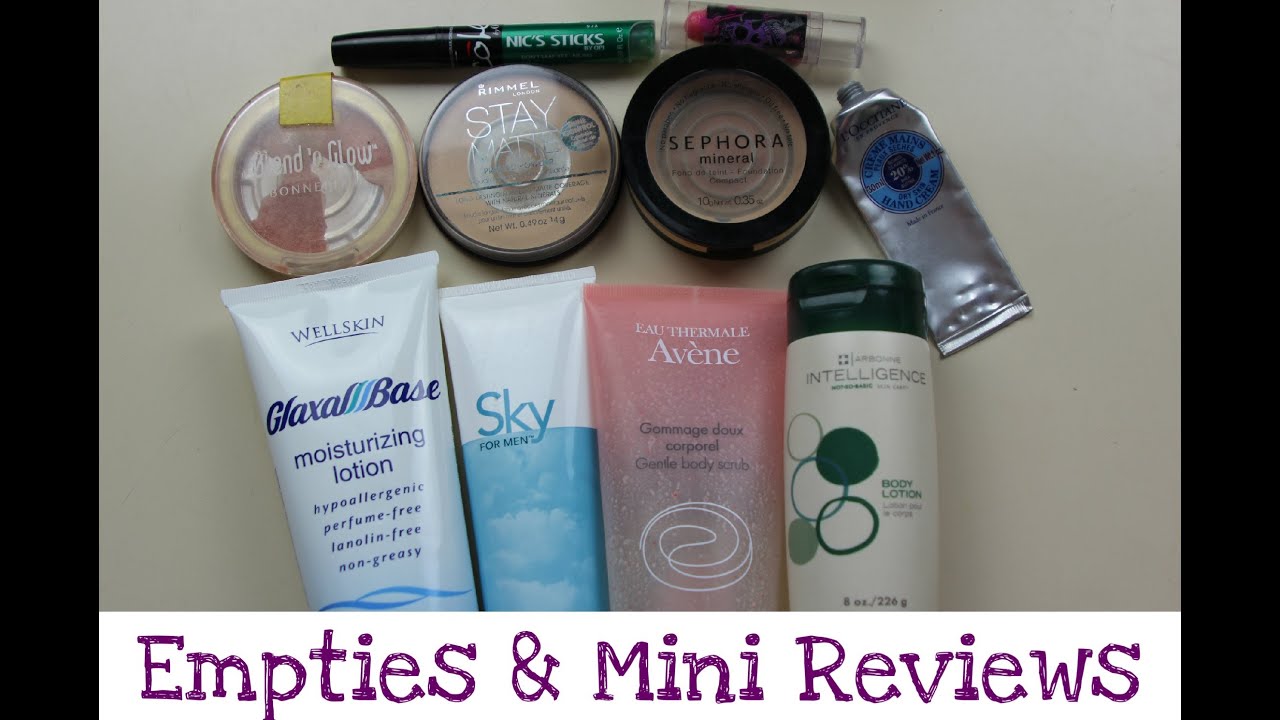 Things I've Used Up + Mini Reviews