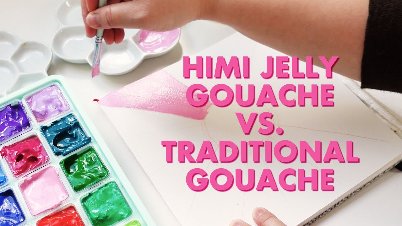 HIMI Jelly Gouache vs. Traditional Gouache: is cheap jelly gouache worth it?
