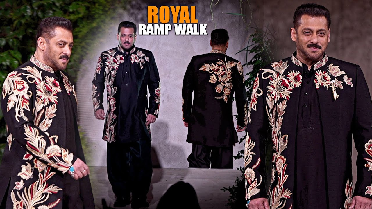 Salman Khan Royal Ramp Walk for Vikram Phadnis | Showstopper