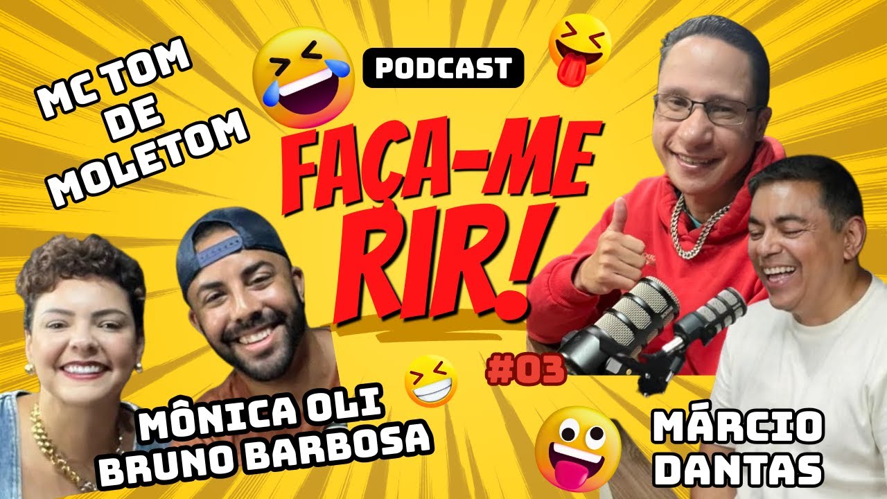 MC TOM DE MOLETOM, MÔNICA OLI E BRUNO BARBOSA - PODCAST 