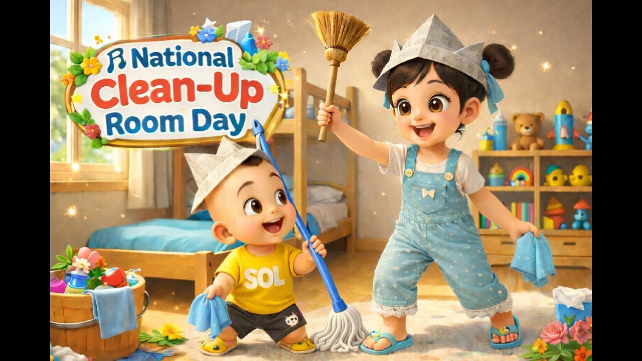 🎶National Clean Up Room Day🧹