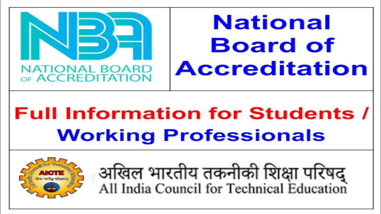 AICTE Approved and NBA Accredited Colleges for BTech / Diploma Programs