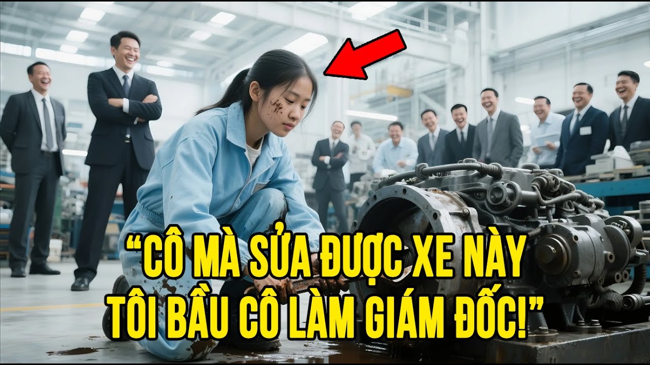 “Cô Mà Sửa Được Xe Này, Tôi Bầu Cô Làm Giám Đốc!” – 10 Kỹ Sư Cười Nhạo, Nhưng Rồi Câm Lặng!
