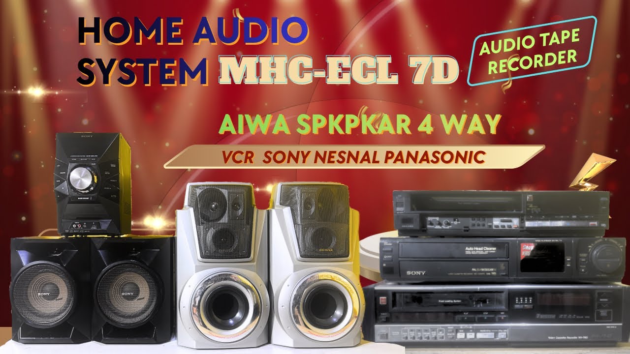 Home audio system MHC-ECL7D Bass Boost fully working DVD player  FM radio #hometheater #sonysound 