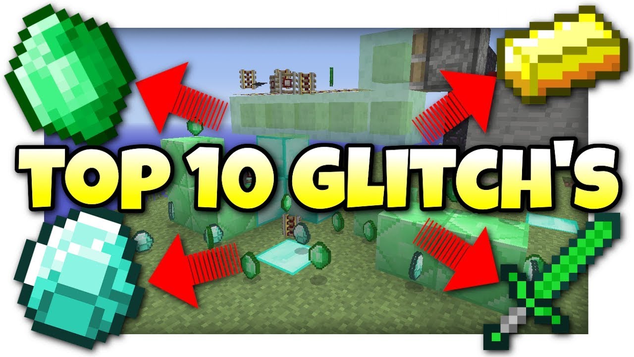 Minecraft Bedrock - TOP 10 GLITCH'S 💎 [ Tutorial ]💎 PS4 / MCPE / Xbox / Windows / Switch
