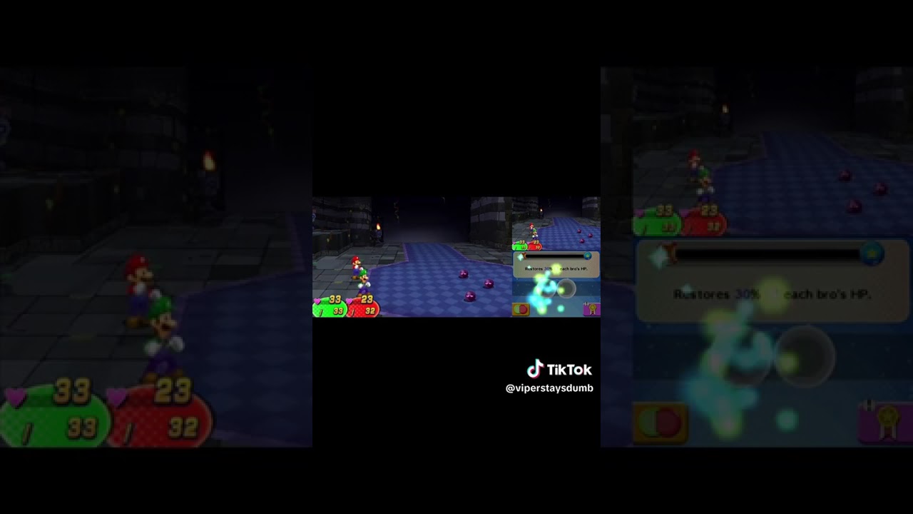 Mario & Luigi: Dream Team - All Giant X Boss (Battle Ring)