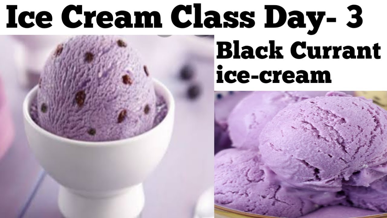 Ice Cream Class Day-3~Black Currant Ice Cream|बेस एक आईस्क्रीम अनेक|Black Currant Ice Cream Recipe