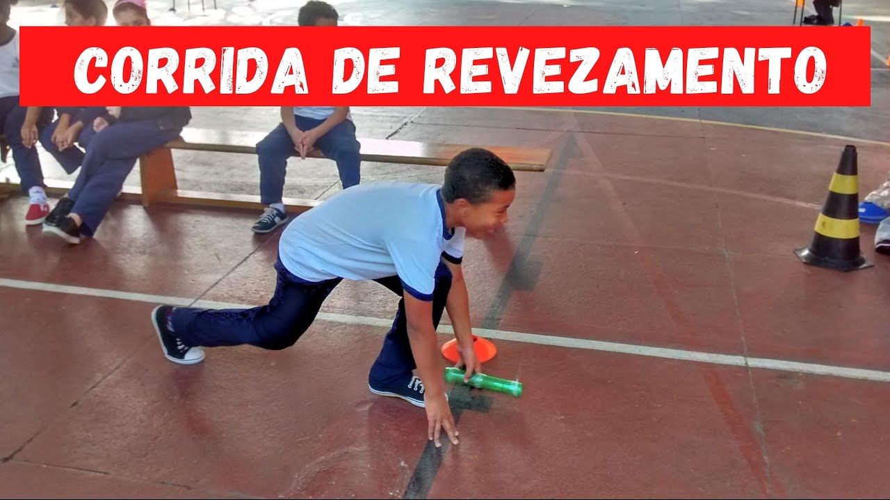 CORRIDA DE REVEZAMENTO ADAPTADA PARA ESCOLARES