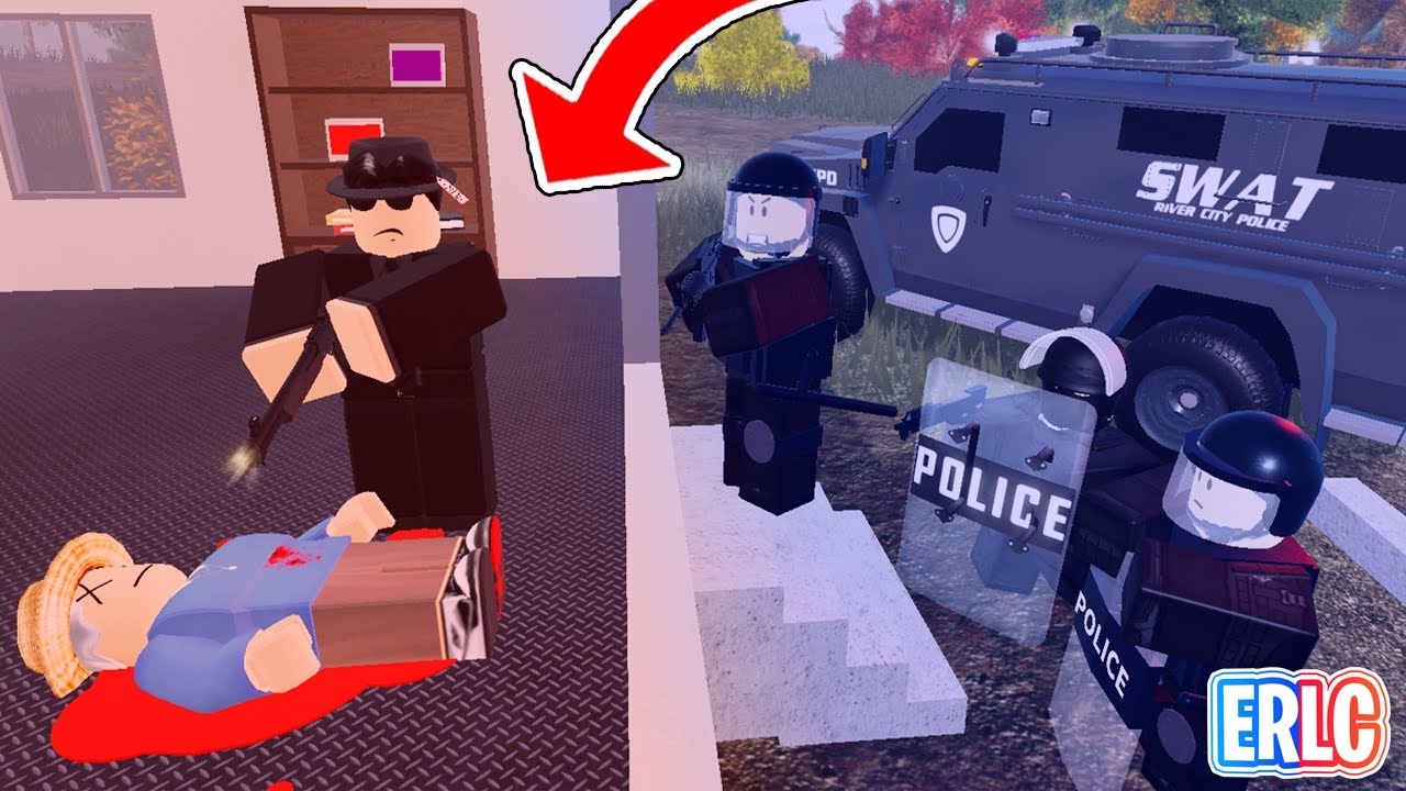 DETECTIVES HELD HOSTAGE BY HIGH-VALUE CRIMINAL - SWAT RESPONSE! - ERLC Roblox Liberty County