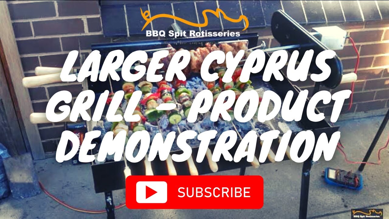 Larger Cyprus grill - Product demonstration