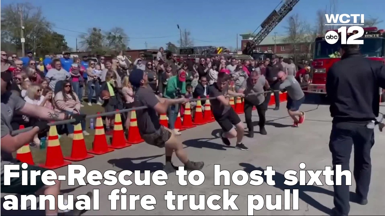 New Bern Fire-Rescue annual Fire Truck Pull returns for charity