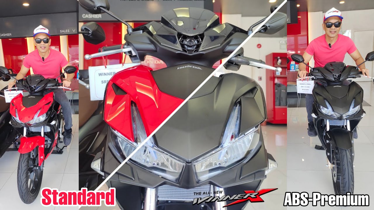 Anu pag kakaiba ng Standard Version  sa ABS -Premium alamin mo Full comparison ng New Honda Winner X