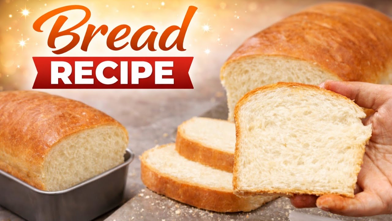 100% Soft & Spongy Bread at Home | Perfect Bread Banane Ka Asaan Tarika | Bakery Style Soft Bread 🍞