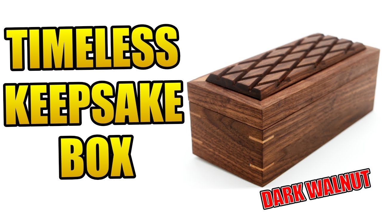 I Turned Dark Walnut Into a Timeless Keepsake Box