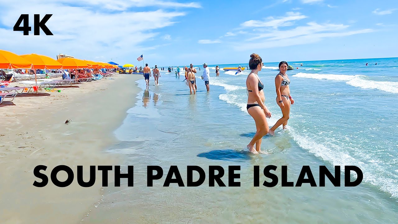 South Padre Island Beach in 4K | Best beach in Texas