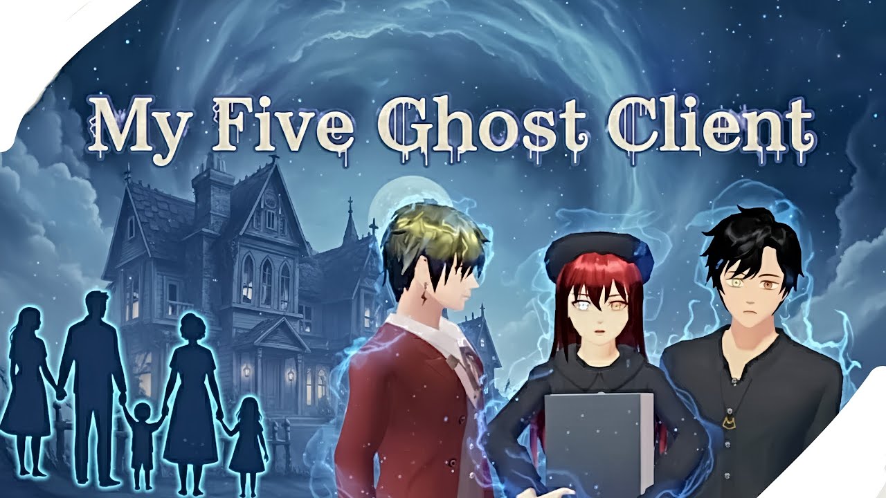 My Five Ghost Client - Full Movie || Sakura School Simulator #sakuraschoolsimulatordrama  #fypシ #fyp