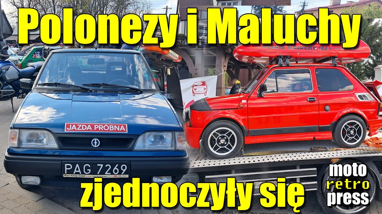 Maluchy i Polonezy zjednoczyły się -  IV Rajd Trapeza i VI Rajd Wilkowyje 11.04.2026