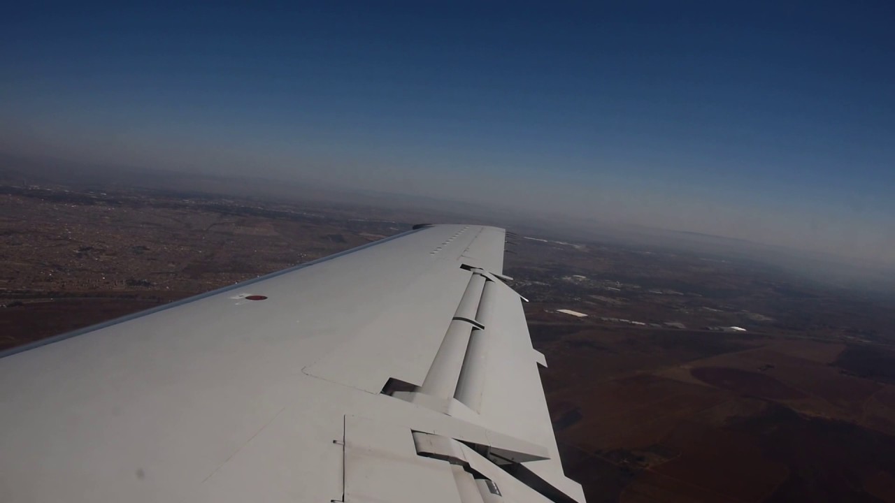 ✈ Embraer 140 South African Airlink Landing in Johannesburg from Nelspruit