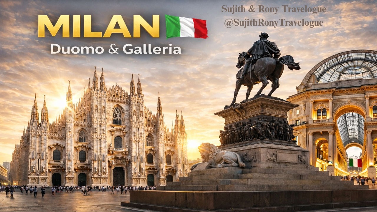 Milan Italy Vlog 2026 🇮🇹 Inside Duomo, Iconic Galleria & Leonardo Monument Tour
