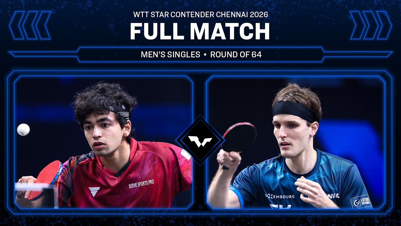 FULL MATCH | Jash Modi vs Luka Mladenovic | MS R64 | #WTTChennai 2026