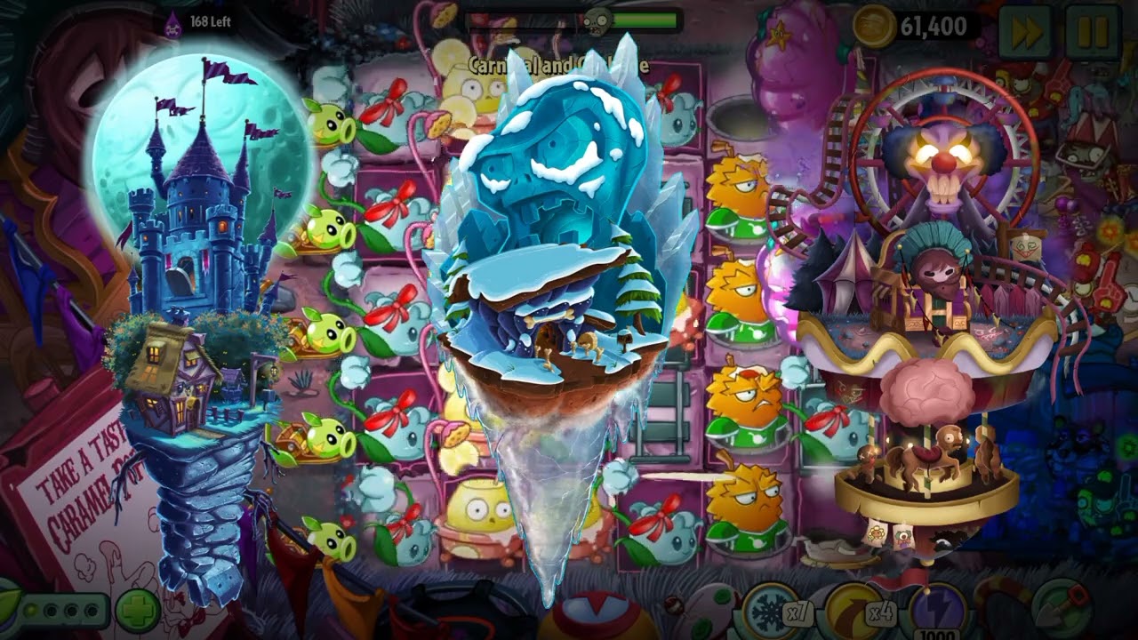 PVZ 2 Reflorished - Ultimate Battle - Dark Ages + Frostbite Caves + Caliginous Carnival (Mashup)