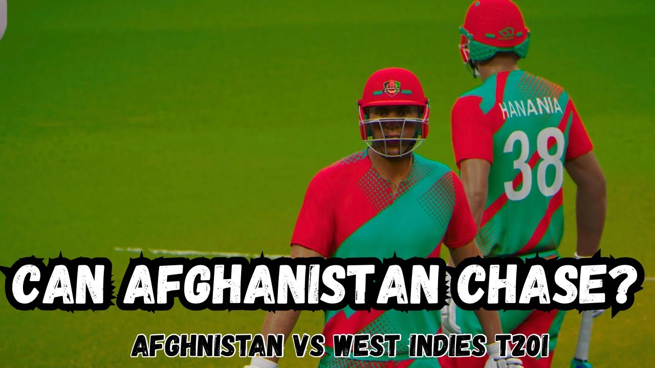 Afghanistan vs West Indies T20I Live Cricket26 |Afghanistan Need To Chase 174 in 20 Overs #cricket26