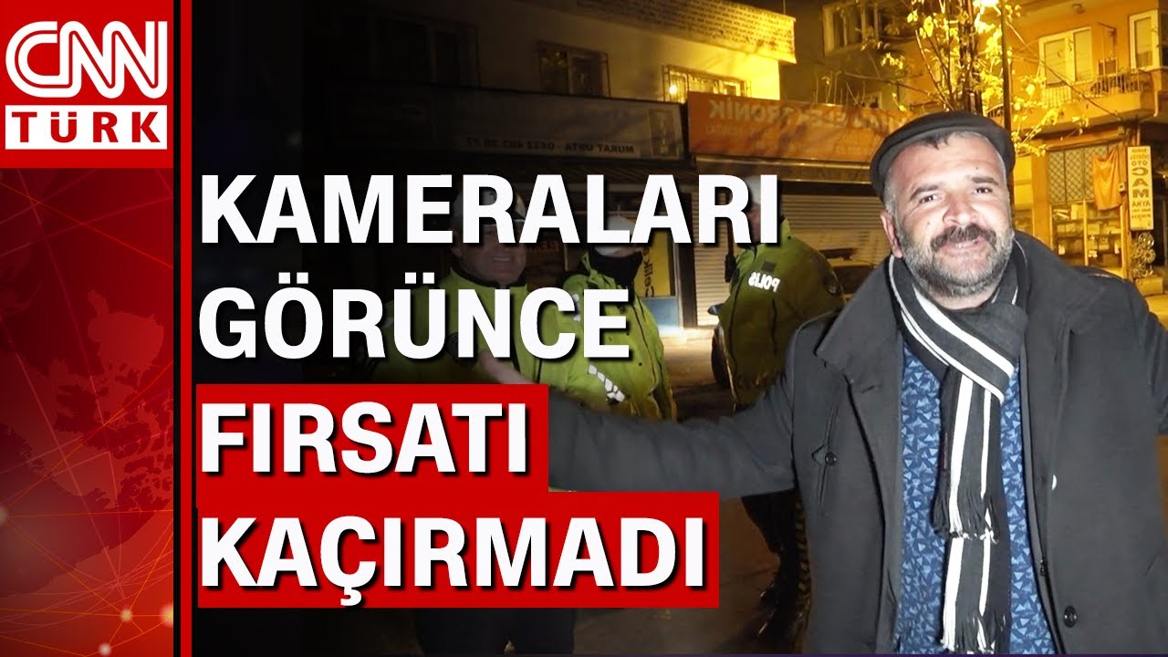 Alkollü sürücü ceza yedi, arkadaşı kamerayı görünce konser verip, şov yaptı