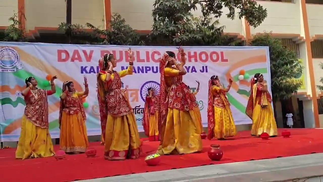 “Aao Padharo” – Rajasthani Folk Dance Program | DAV Public School, Manpur (Gaya Ji) 2026 #viralvideo