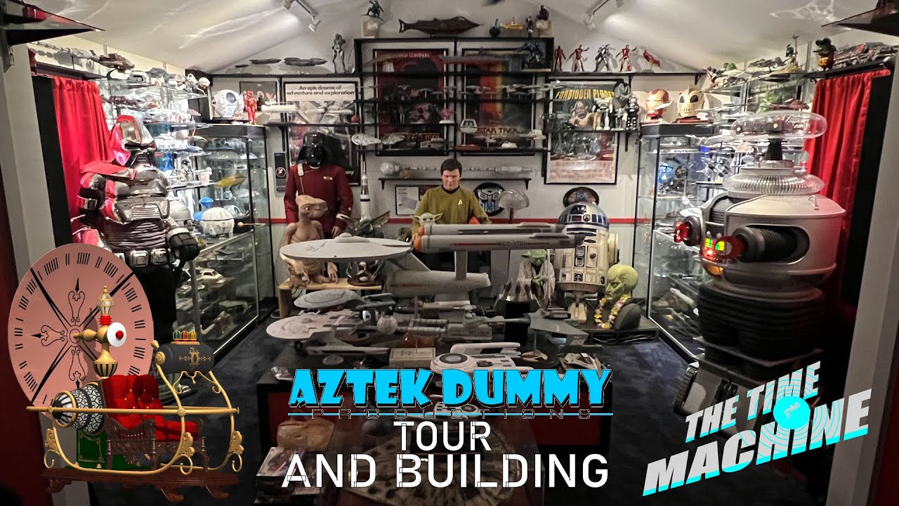 Aztek Dummy mancave tour EXCLUSIVE!