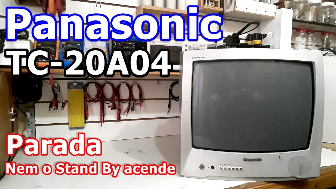 PANASONIC TC 20A04 - PARADA - Vídeo Nº 058 #alexeletrônica