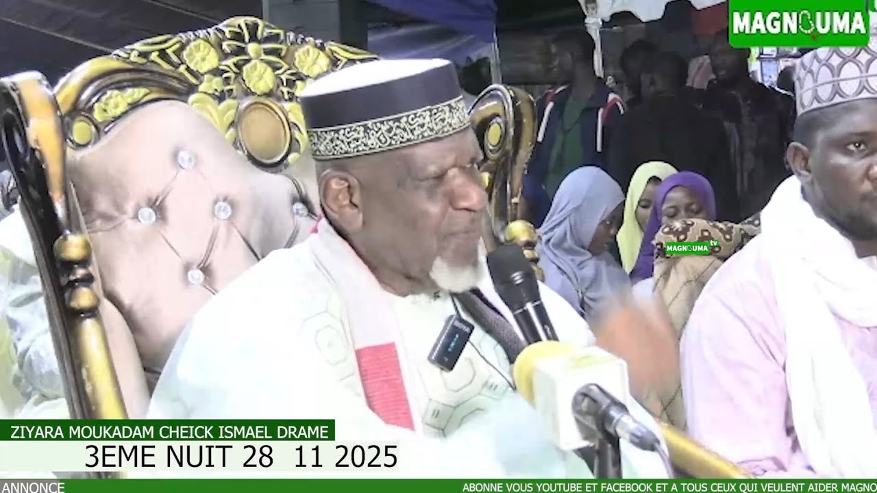 ZIYARA MOUKADAM CHEICK ISMAEL 3EME AVEC CHEICK YACOUB DOUCOURE 28 11 2025